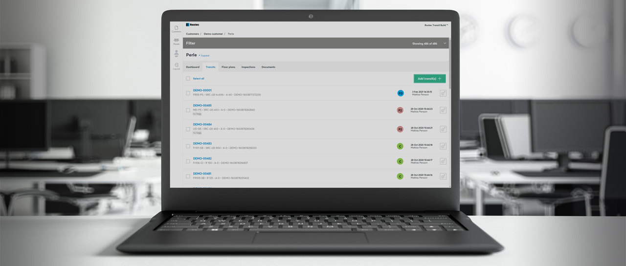 Book a demo of Roxtec Transit Build™