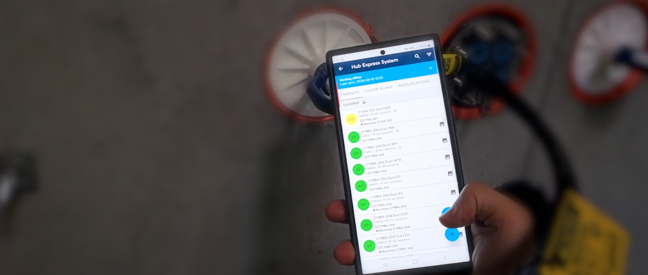 New geolocation feature in Roxtec software