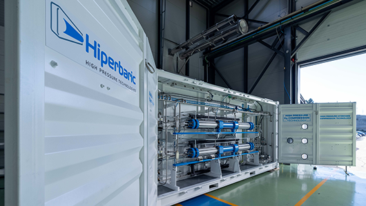 Hiperbaric 社製水素コンプレッサーの保護