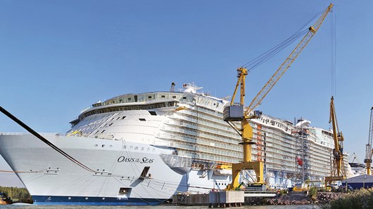 Cable and pipe transits for cruise ships – Oasis of the Seas, Finland