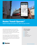 Roxtec Transit Operate™ - 디지털 관리 시스템