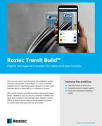Roxtec Transit Build™ - 디지털 관리 시스템
