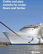 Kabel- og rørgjennomføringer for cruisebåter og ferjer